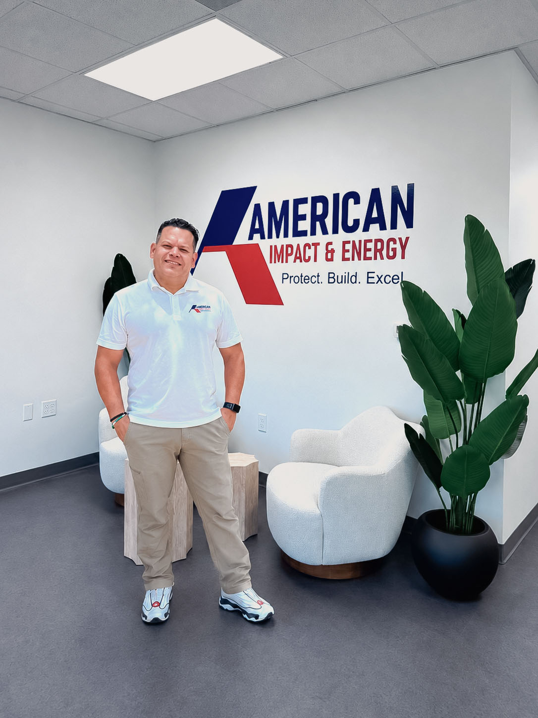 Inside the American Impact office on S Semoran Blvd in Orlando, FL