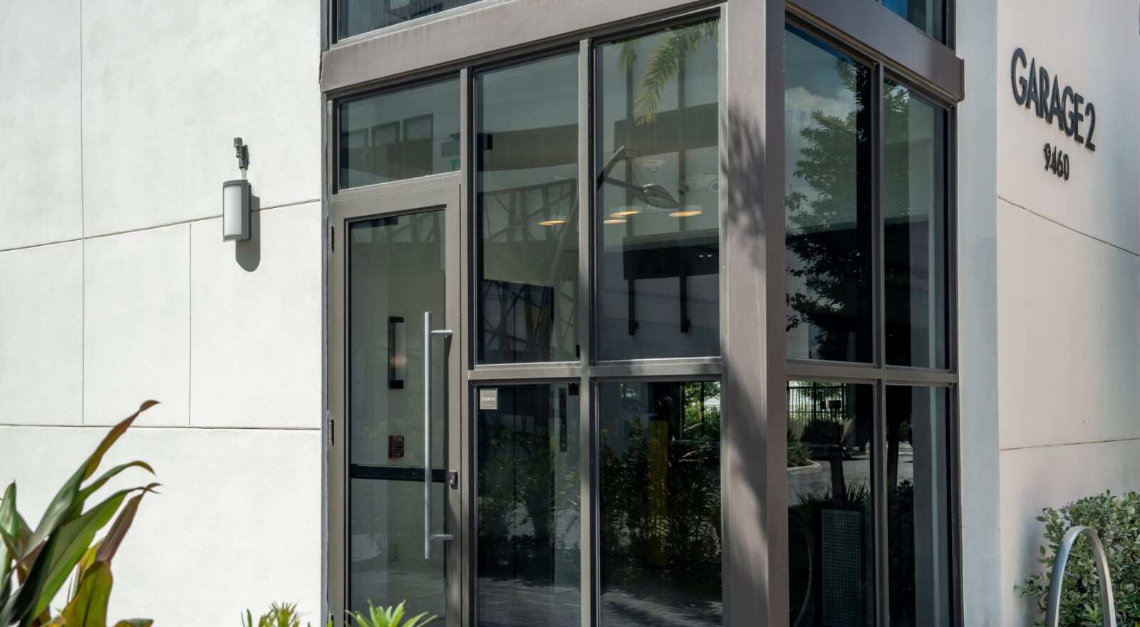 Storefront impact windows and doors on a commercial entrance in Orlando, FL