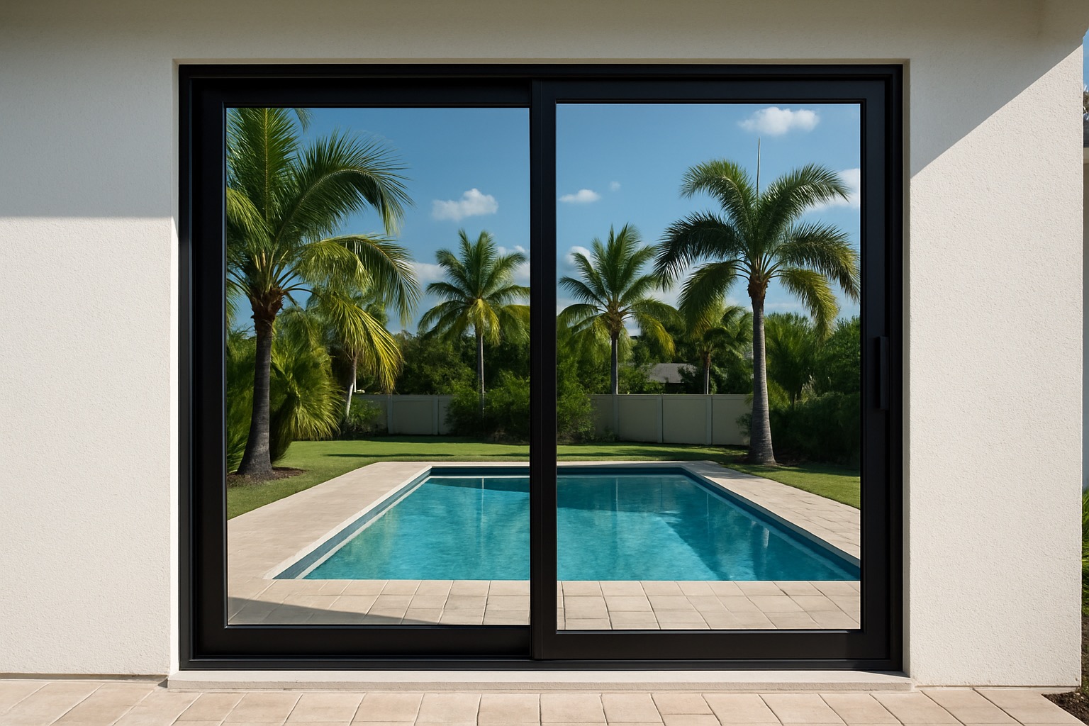 Sliding glass impact patio door in Orlando, FL
